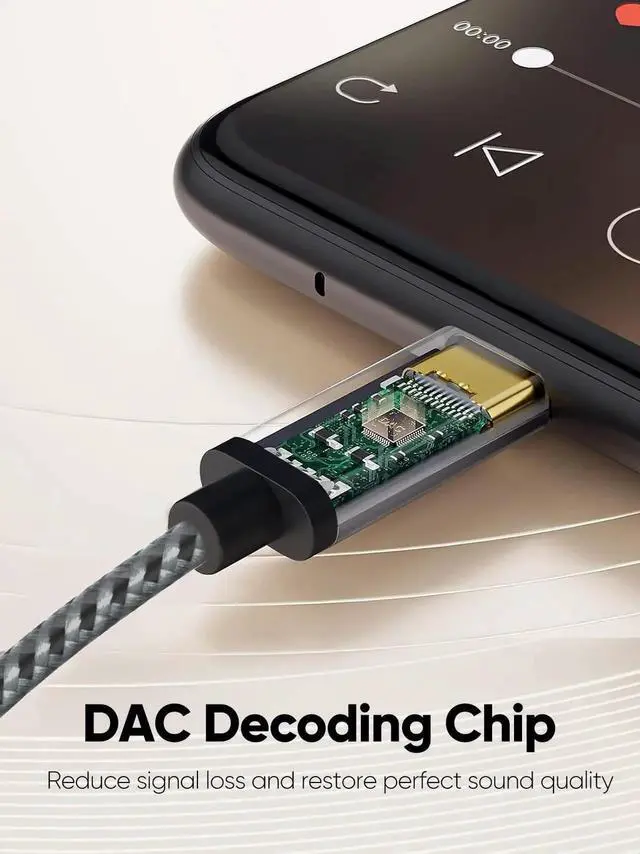 Alt view image 7 of 7 - 2-in-1 USB C to 3.5mm Car Aux Audio Cable with PD 18W Charging, Type C to 1/8 Aux Jack Stereo Cord Compatible with iPhone 16/15 Pro Max/Plus, Galaxy S24/S23+, Google Pixel 9/8/7+