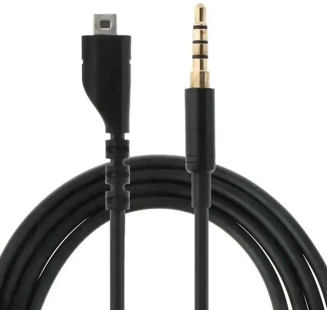 Main image of 1.5M Replacement Audio Extension Cable for SteelSeries Arctis 3/5/7 Gaming Headphones, Black Aux Wire Cord