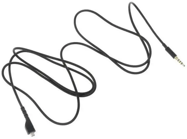 Alt view image 2 of 3 - 1.5M Replacement Audio Extension Cable for SteelSeries Arctis 3/5/7 Gaming Headphones, Black Aux Wire Cord