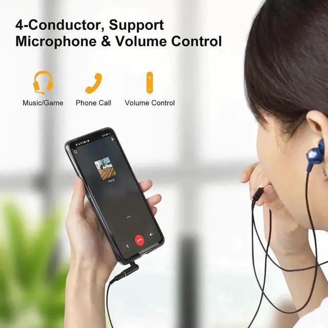 Alt view image 5 of 7 - Right Angle 3.5mm TRRS Audio Adapter, 1/8 Inch Male to Female Stereo Headphone Jack Connector for Headsets, Game Controllers, Tablets, Speakers, Black
