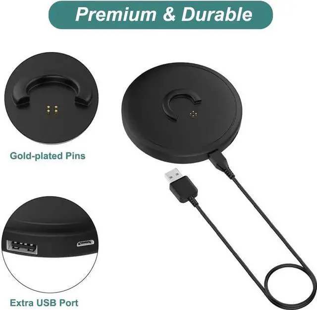 Alt view image 3 of 7 - Charging Cradle Dock with 1M/3.3FT USB Cable for Bose SoundLink Revolve / Revolve+ / Revolve Series II Portable Bluetooth Speaker, Replacement Charging Base Stand for Bose Revolve Speaker
