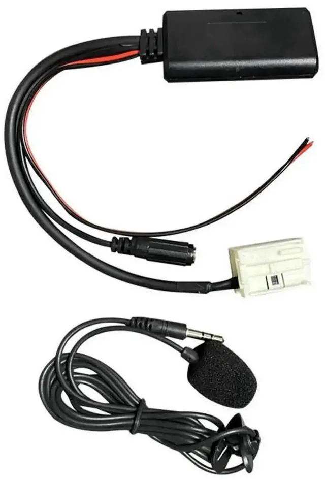 Main image of Bluetooth 5.0 AUX Cable Adapter with Hands-Free Calling Microphone, Wireless Audio Receiver for Volkswagen RCD510 RCD300 RCD310 Car Stereo