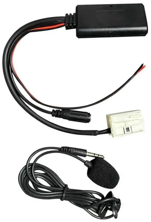 Alt view image 3 of 3 - Bluetooth 5.0 AUX Cable Adapter with Hands-Free Calling Microphone, Wireless Audio Receiver for Volkswagen RCD510 RCD300 RCD310 Car Stereo