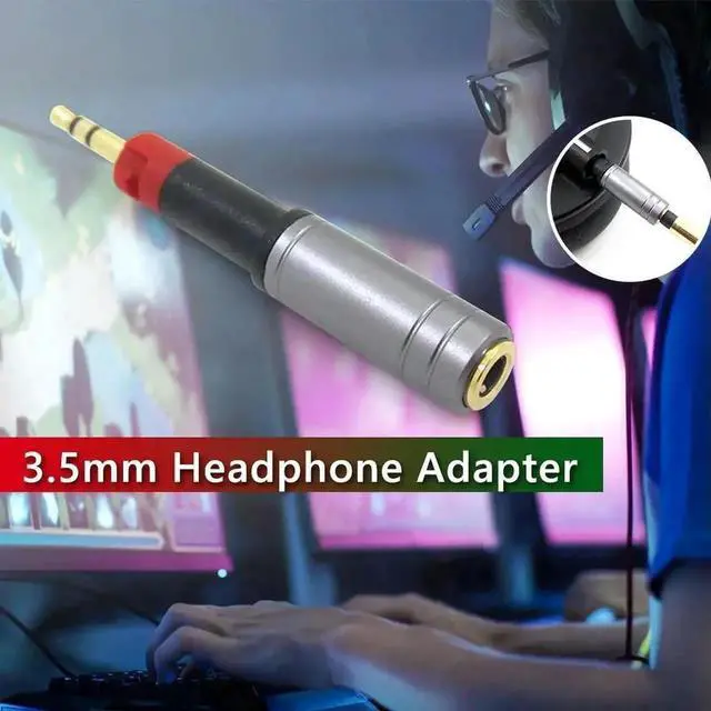 Main image of 3.5mm Headphone Audio Adapter Converter Compatible with ATH-M40X M50X M60X M70X Headphones
