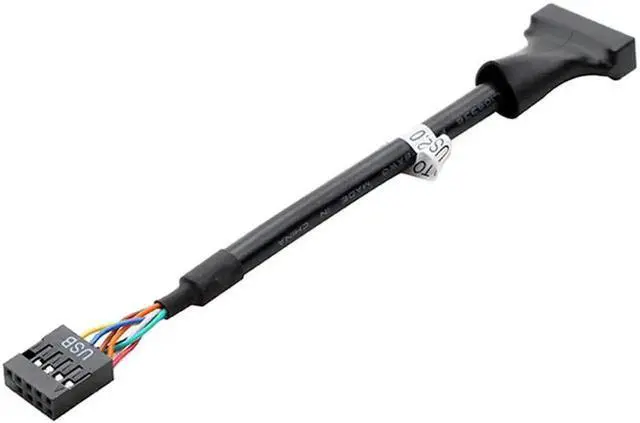 Alt view image 6 of 7 - 2 Pack Motherboard USB 3.0 20Pin to USB 2.0 9Pin Header Adapter Cable, Bidirectional Mainboard Internal Header Bridge Converter