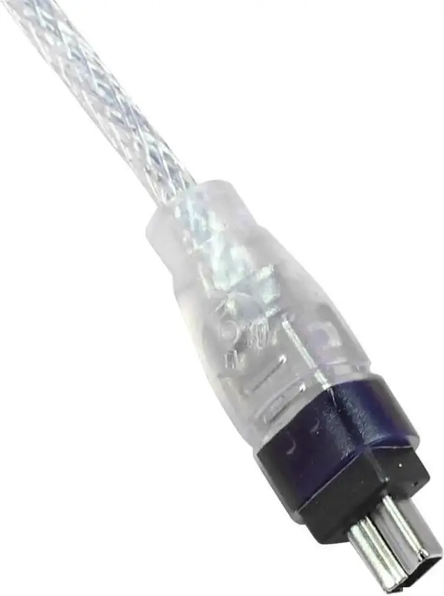 Alt view image 3 of 5 - 1.5M IEEE 1394 4Pin to USB 2.0 Male Adapter Cable, 4P to 4Pin/6Pin Firewire iLink Extension Cord for Mini DV Camera Camcorder