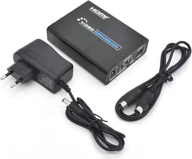 Alt view image 6 of 7 - 3RCA CVBS Composite S-Video to HDMI Converter, 720P/1080P AV S-Video Audio to HDMI Adapter with RCA S-Video Cable, Compatible NES SNES N64 PS2 PS3 HDTV