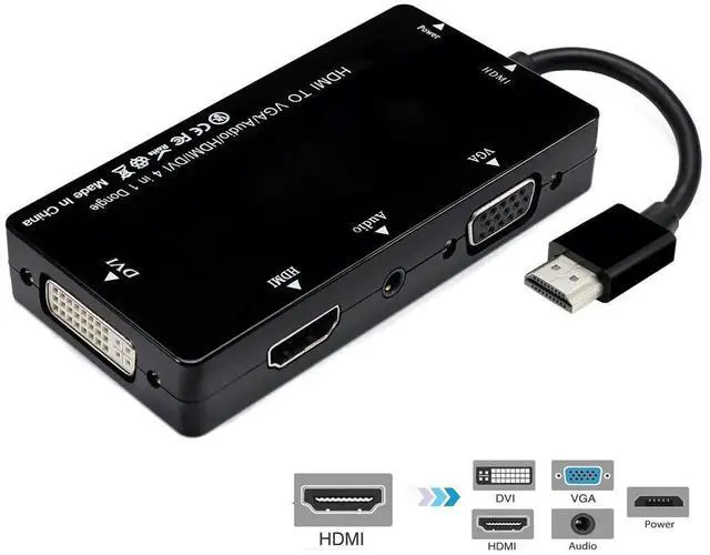 Alt view image 2 of 7 - VGA to HDMI Converter with Audio Support Support up to 1920 x 1080 Output Resolution