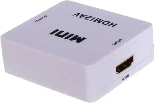 Alt view image 3 of 7 - Mini 1080P HDMI to 3RCA CVBS AV Converter, Digital HDMI to Analog RCA Audio Video Adapter for HDTV & Vintage Analog TVs