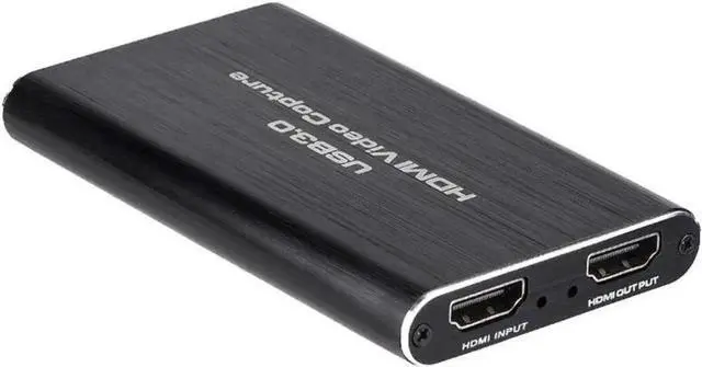 Alt view image 2 of 3 - USB 3.0 4K@60Hz HDMI Video Capture Card, 1080P HD Audio Video Grabber for Game Recording, Live Streaming, Compatible PS4 Camera