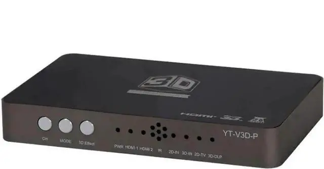 Alt view image 5 of 5 - 2D to 3D HDMI Video Converter, Convert Left-Right / Top-Bottom 3D Format Signal for Projector Blu-Ray Player, US Power Plug