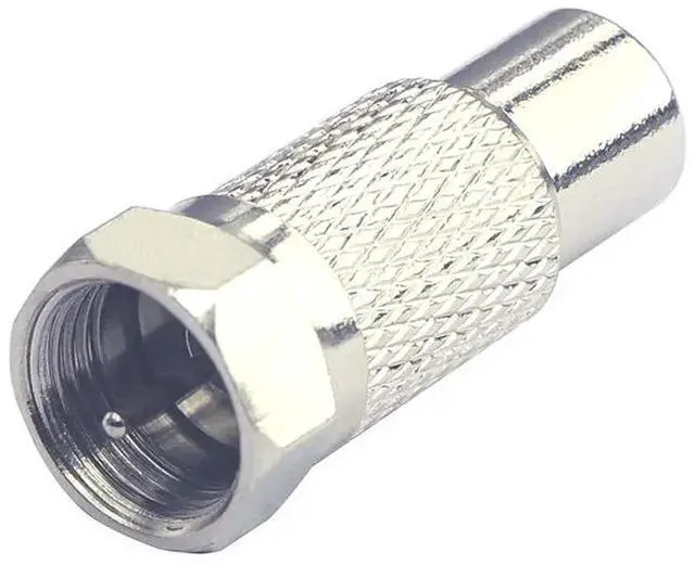 Alt view image 6 of 7 - 2 Pack RCA Female to F Type Male RF Coaxial Adapter, Phono to F Connector Compatible with Atari 2600/7800 Sega Coleco Commodore Retro Game Consoles