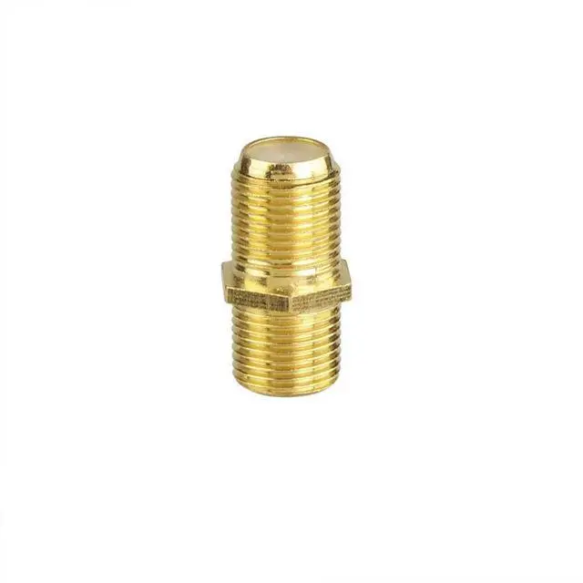 Alt view image 6 of 6 - 2 Pack Gold Plated F-Type RG6 Coax Female to Female Coupler, RG6 Coaxial Cable Extension Adapter for TV Antenna Satellite Wire
