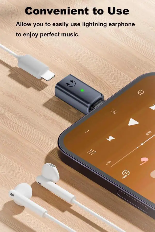 Alt view image 2 of 6 - USB C to 3.5mm Headphone Jack Adapter, Type C Audio Converter Compatible with iPhone 15/16 Series, iPad Air, Grey, No Charging/Data/Lavalier Mic Support