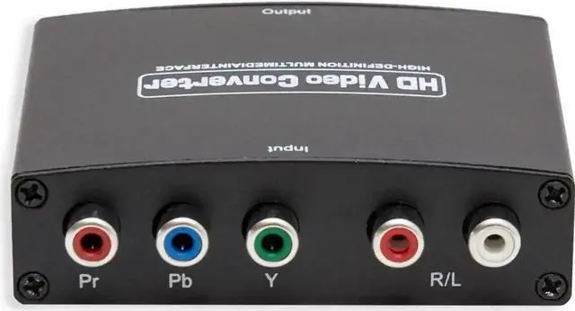 Main image of Component YPbPr RCA Audio to HDMI 1.3 Converter, Analog RGB Component Video + Stereo RCA Audio to Digital HDMI Output Adapter