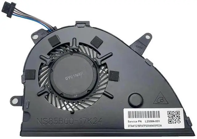Main image of L25584-001 CPU Cooling Fan Replacement for HP Pavilion 15-CW 15-CS Series TPN-Q210 Laptop Cooler