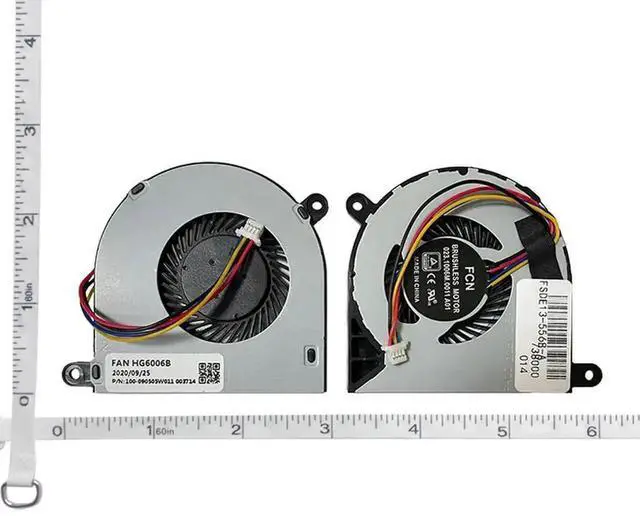 Main image of CPU Cooling Fan Replacement for Dell Inspiron 13 15 2-in-1 5368 5378 5379 5568 5578 7368 7378 7569 7579 Latitude 3379 3390 P58F P69G Convertible Laptop Cooler