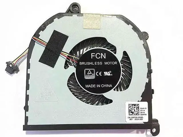 Alt view image 2 of 5 - New CPU GPU Cooling Fan Replacement for XPS 15 9570 Precision 5520 5530 M5520 M5530, OEM Part 008YY9 0TK9J1 TK9J1 08YY9