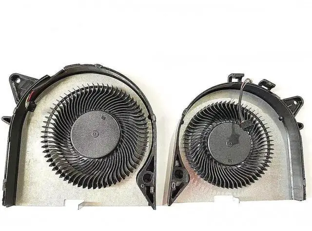 Alt view image 2 of 2 - New CPU GPU Dual Cooling Fan Replacement for Lenovo Legion Y540P Y545P Y7000P 2019 GTX1050, Fan DFS501105PR0T FKU0 DFS200105200T FKTY