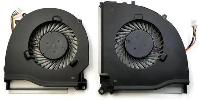 Alt view image 2 of 4 - New CPU GPU Dual Cooling Fan Replacement for Dell Inspiron 15 7000 7557 7559 5576 5577, Fan DFS201105000T FGLQ DFS2001053P0T FGLP OEM Part 04X5CY 0RJX6N