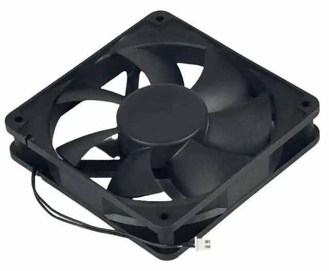 Alt view image 7 of 7 - XINRUILIAN RDH1225S 12025 DC12V 0.40A 2-Wire Brushless Cooling Fan, 120×120×25mm Chassis Replacement Fan