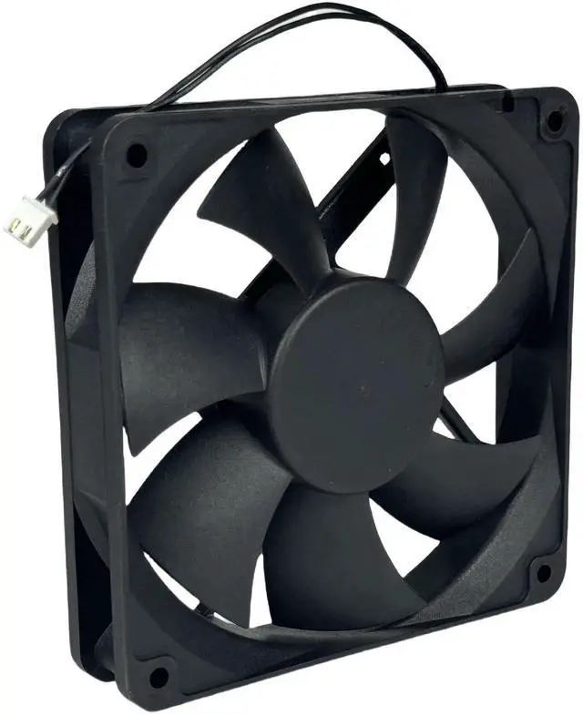 Alt view image 4 of 7 - XINRUILIAN RDH1225S 12025 DC12V 0.40A 2-Wire Brushless Cooling Fan, 120×120×25mm Chassis Replacement Fan