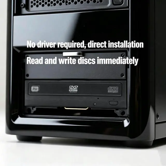 Alt view image 3 of 7 - AJMRTC 3.5 Inch SATA Internal Desktop DVD RW Burner Drive, DVD CD Reader Writer M-DISC Supported, 16X DVD Read 24X DVD Burn, Compatible with Windows XP/Vista/8/10 PC Optical Disc Player