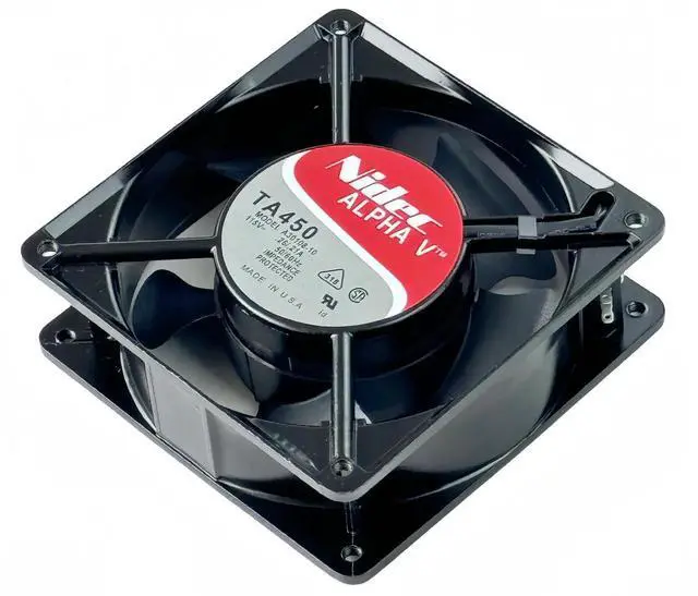 Alt view image 2 of 7 - NIDEC A30108-10 TA450 12038 Axial Cooling Fan 115V 0.26/0.21A 50/60Hz 120×120×38mm Cabinet Fan with BTH Connector
