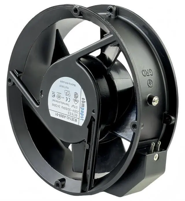 Alt view image 3 of 7 - EBM PAPST W2E143-AB09-01 172×172×51mm High Temp Resistant Axial Fan 230V 24/30W Industrial Cabinet Cooling Fan
