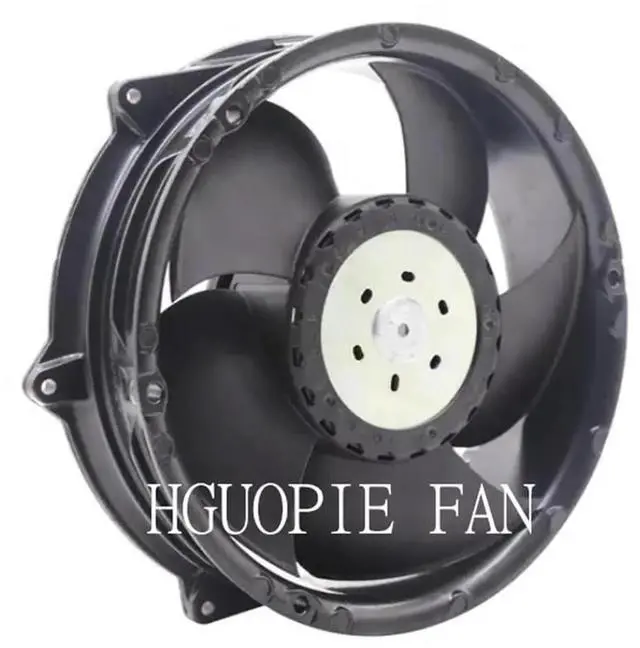 Alt view image 4 of 5 - Ebmpapst 6314H DC Axial Cooling Fan 172×172×51mm 24V 1.25A 30W 2-Wire High Airflow Industrial Cabinet Fan