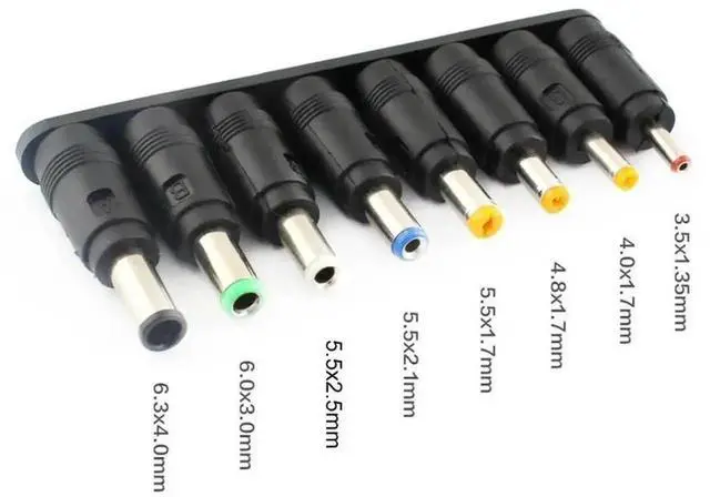 Alt view image 3 of 3 - 8-in-1 USB-C PD to 12V DC Power Cable, Multi Tips 3.5/4.0/4.8/5.5mm Barrel Connector Cord for Router LED CCTV Camera 12V Electronics