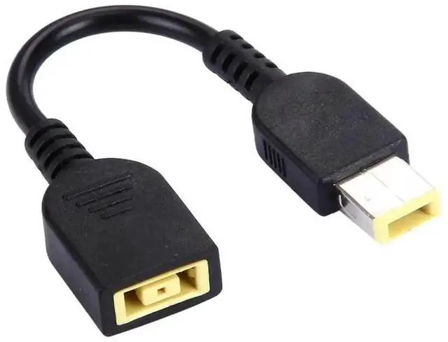 Main image of 10cm Laptop Power Extension Cable, 1st Gen Big Square Female to 1st Gen Big Square Male DC Adapter Cord