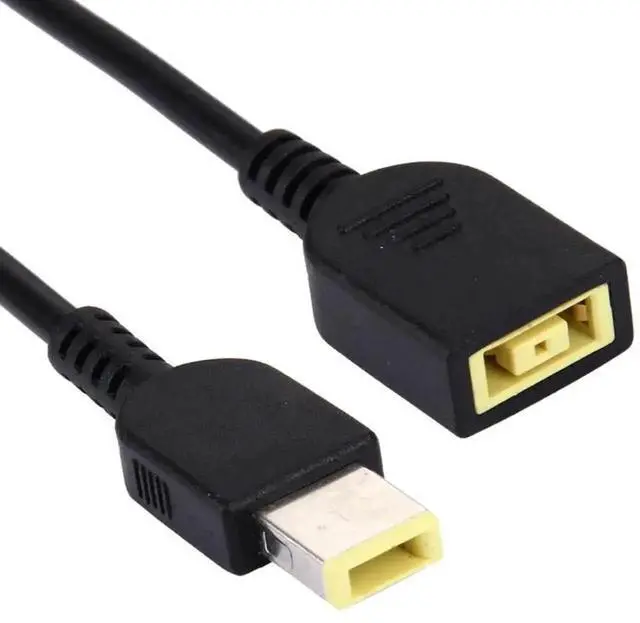 Alt view image 4 of 4 - 10cm Laptop Power Extension Cable, 1st Gen Big Square Female to 1st Gen Big Square Male DC Adapter Cord