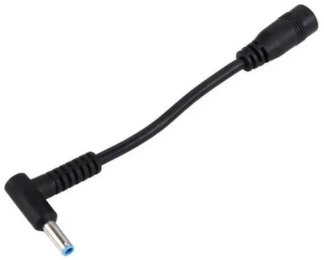 Alt view image 5 of 5 - 10cm DC Power Converter Cable, 90 Degree Bent 4.5×3.0mm Male to 5.5×2.1mm Female Laptop Charging Cord
