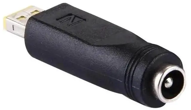Alt view image 2 of 4 - 5.5x2.1mm Female To 2nd Gen Small Square Male Laptop Power Adapter Converter Cable
