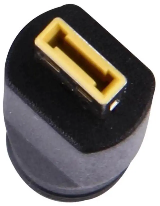 Alt view image 4 of 4 - 5.5x2.1mm Female To 2nd Gen Small Square Male Laptop Power Adapter Converter Cable