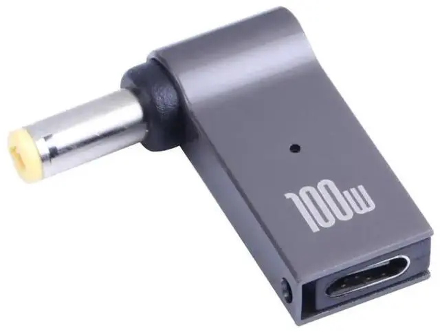 Alt view image 5 of 5 - 100W USB-C Female to DC 5.5x2.5mm Male Laptop PD Charging Adapter