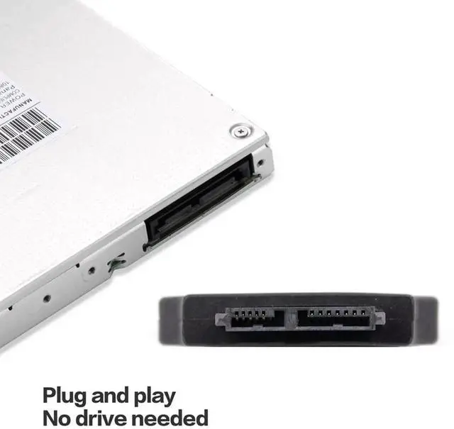 Alt view image 2 of 6 - 22Pin SATA Male to Slimline 13Pin SATA Female Adapter Converter For Laptop Optical Drive