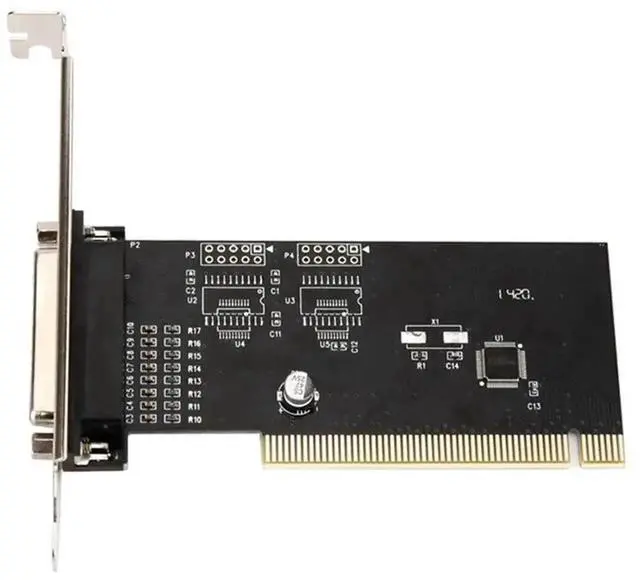 Alt view image 3 of 4 - PCI to DB25 Parallel Port Expansion Card PCI LPT Printer Port Controller Adapter For Desktop PC