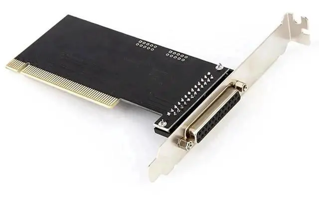 Alt view image 4 of 4 - PCI to DB25 Parallel Port Expansion Card PCI LPT Printer Port Controller Adapter For Desktop PC