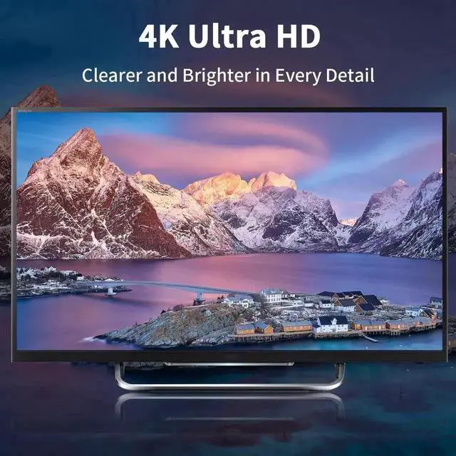 Alt view image 5 of 7 - 2 Pack Gold-Plated Mini DisplayPort Male to HDMI Female Adapter Support 4K For MacBook Surface Pro