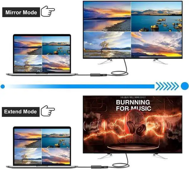 Alt view image 7 of 7 - Gold-Plated Mini DP (Thunderbolt 2) Male to HDMI Female Adapter Support 4K For MacBook iMac Surface Dock Black