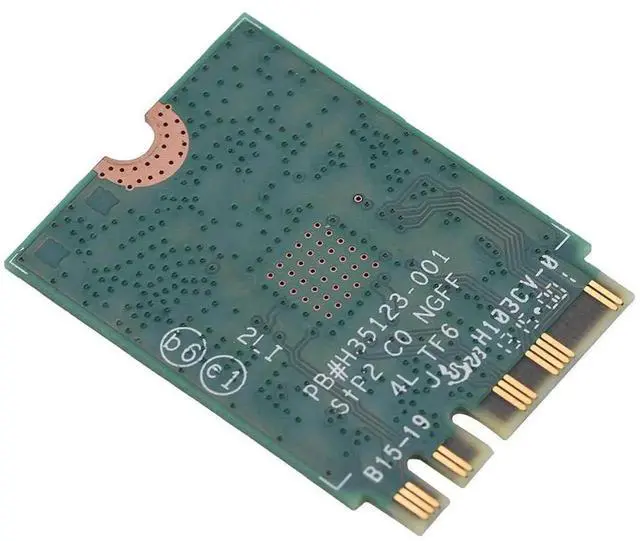 Alt view image 3 of 7 - NGFF M.2 AC7265 WiFi Card, Dual Band 2.4G+5GHz Wireless Adapter with Bluetooth, 802.11 a/b/g/n/ac Standard