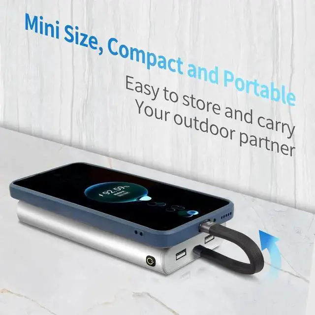 Alt view image 6 of 7 - 5 Inch Short USB C to USB C Cable, 10Gbps USB 3.1 Gen2 FPC Type C Cable, 60W 3A Fast Charging Cord for Power Bank Phone Tablet