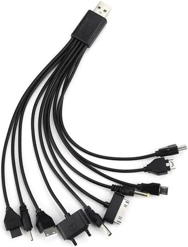 Alt view image 5 of 5 - 10 in 1 Multi USB Charging Cable, Universal Multi Tips Portable Fast Charger Cord for Multiple Phones & Small Electronics