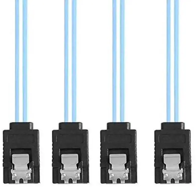 Alt view image 5 of 7 - 50cm Internal Mini SAS SFF-8087 to 4 SATA 7Pin Breakout Cable, 6Gbps Server RAID HDD Data Cable