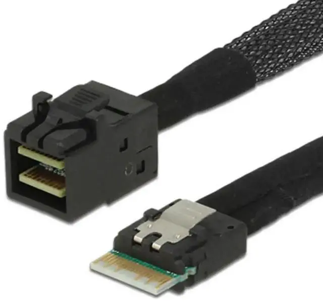 Main image of 50cm Internal Mini SAS SFF-8654 38Pin to SFF-8643 HD RAID Cable Server Hard Drive Data Cable