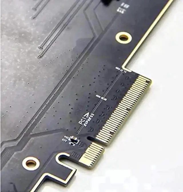 Alt view image 2 of 4 - PCIe 3.0 X4/X8 to Dual U.2 NVMe SSD Expansion Riser Adapter Card for Server Storage Upgrade