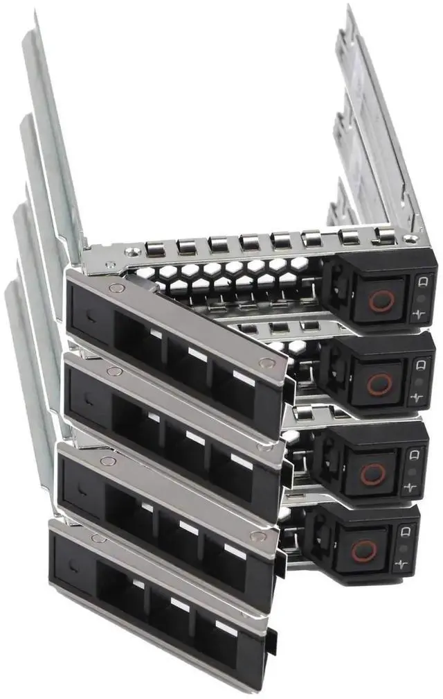 Alt view image 2 of 6 - 4 Pack 2.5" HDD SSD Tray Caddy DXD9H 0DXD9H for Dell PowerEdge 14G Servers R440 R640 R740 R740xd R840 R940 R6415 R7415 R7425