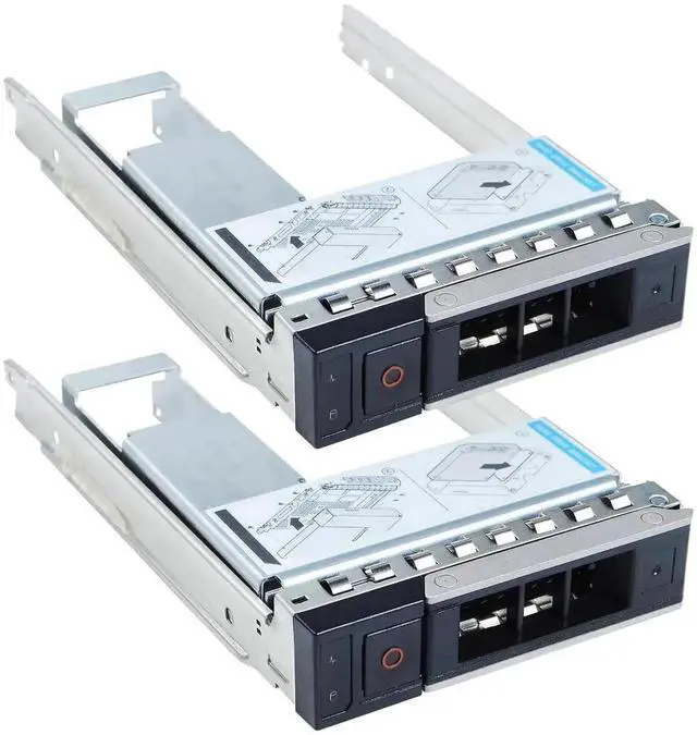 Main image of 2 Pack 3.5" HDD Tray Caddy with Removable 2.5" SSD Adapter for Dell PowerEdge 14G/15G/16G Servers R540 R640 R740 R6415 R7415 R7425 R550 T550 R650 R750 R7515 R7525 T560 R660 R760 R6625 R7615 R7625